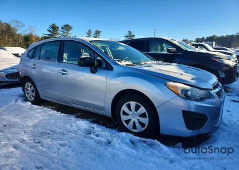 2012 Subaru Impreza z USA, uszkodzony, nr VIN JF1GPAA61CH208032